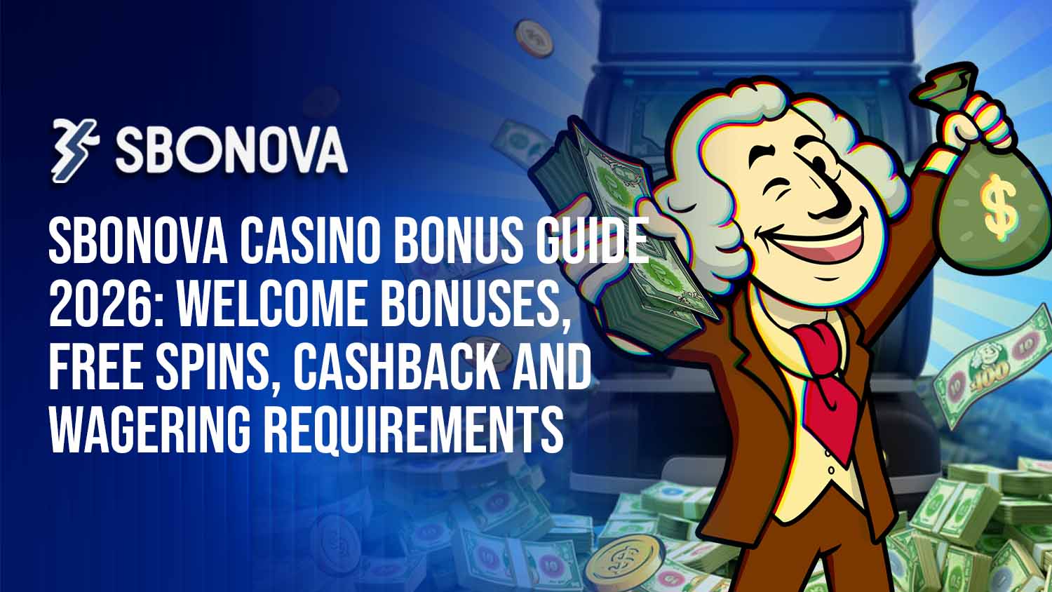 Featured Image Alt Text: SBONOVA Casino Bonus Guide 2026 for welcome bonuses and free spins