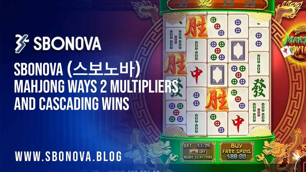 SBONOVA (스보노바) Mahjong Ways 2 Korea 2026: Gameplay, Multipliers and Free Spins